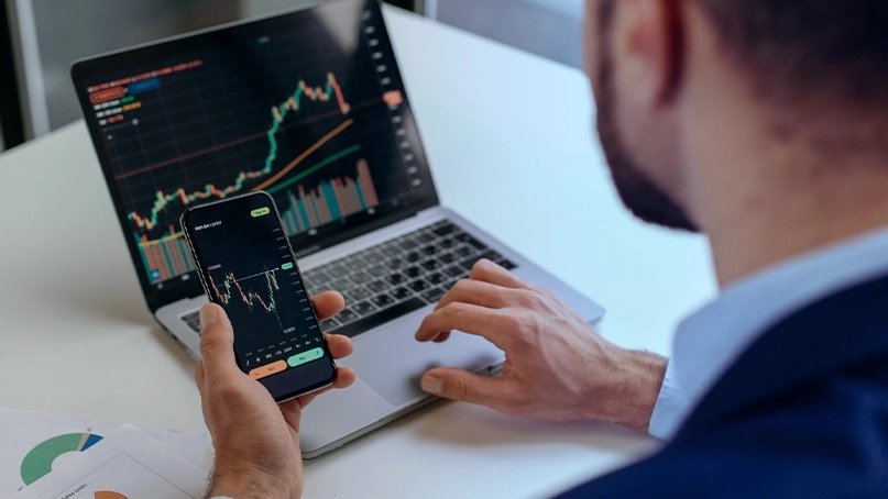 Dashboard di trading IA di Ascesa Evolux